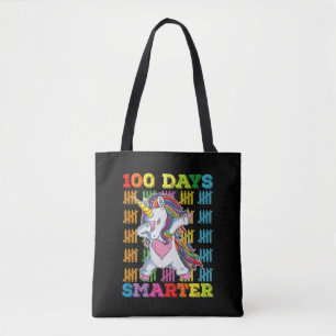 Bolso De Tela Unicornio 100 Días Más Inteligente 100º Día de Esc