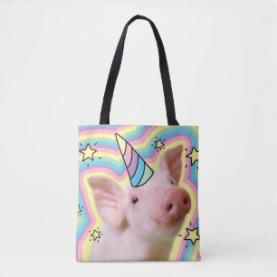 Bolso De Tela Unicornio de lechón mágico