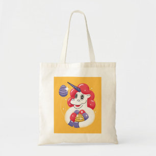Bolso De Tela Unicornio de Pascua