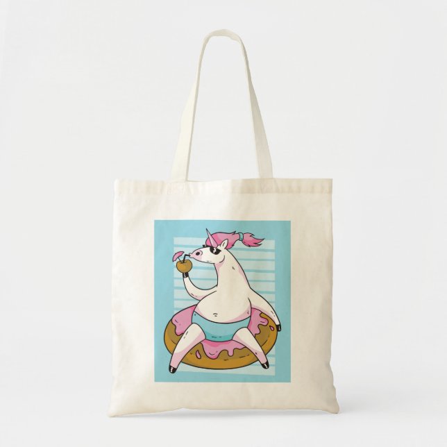 Bolso De Tela Unicornio de verano (Frente)