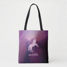 Bolso De Tela unicornio mágico lindo