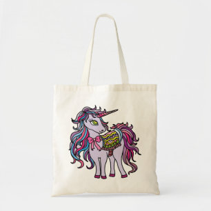 Bolso De Tela Unicornio púrpura