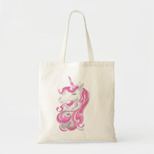 Bolso De Tela Unicornio rosa