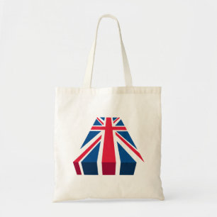 Bolso De Tela Union Jack, bandera británica en 3D