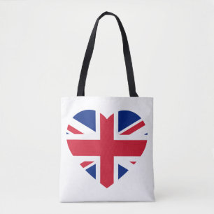 Bolso De Tela Unión Jack Heartflag stcnt