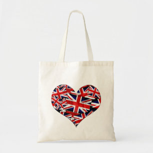 Bolso De Tela Unión Jack Reino Unido Inglaterra Bandera del Rein
