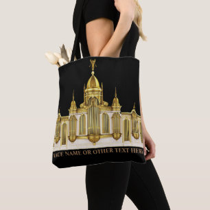 Bolso De Tela Unisex de la fachada del órgano de la tubería orgá