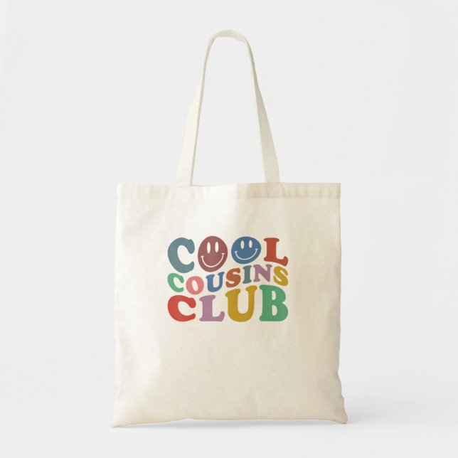 Bolso De Tela Unisex Guay Cousins Club Funny Cousin Crew (Frente)