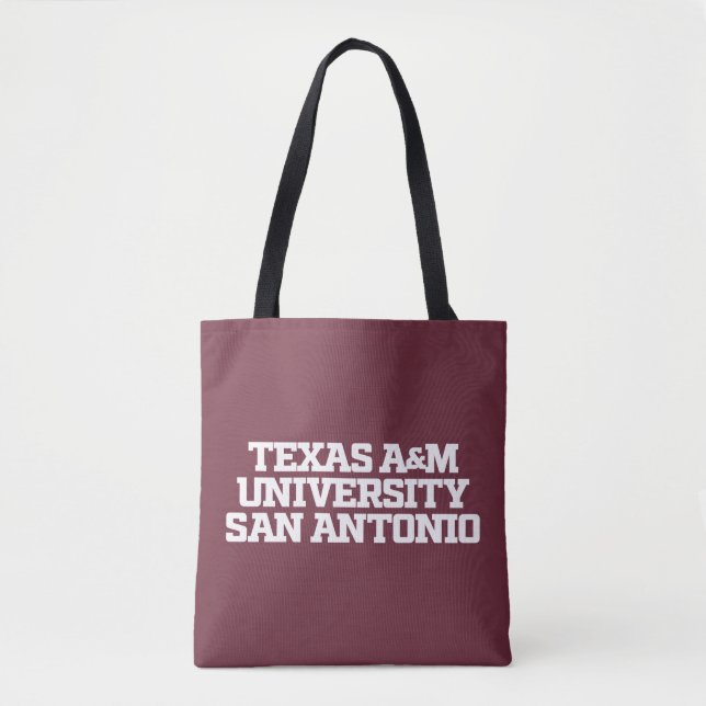 Bolso De Tela Universidad A&M de Texas-San Antonio (Anverso)