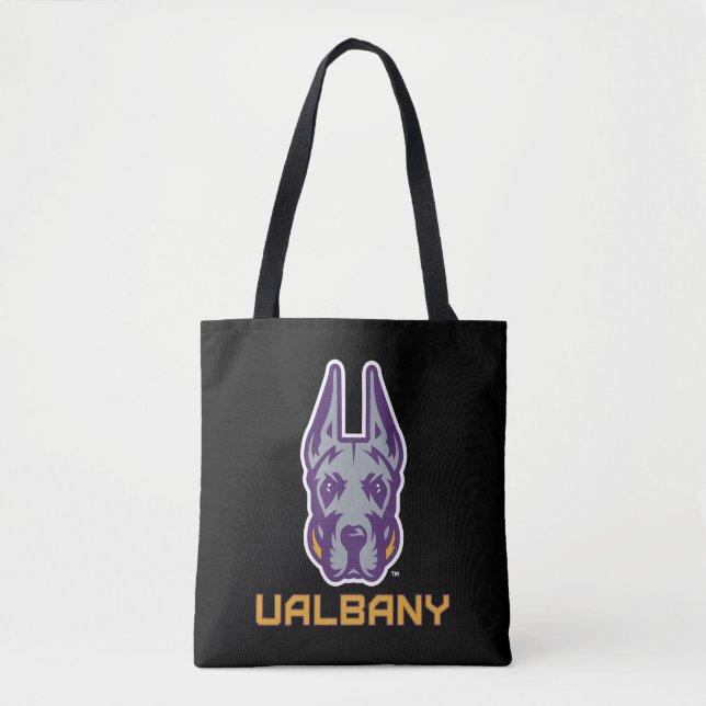 Bolso De Tela Universidad de Albany Great Danes (Anverso)