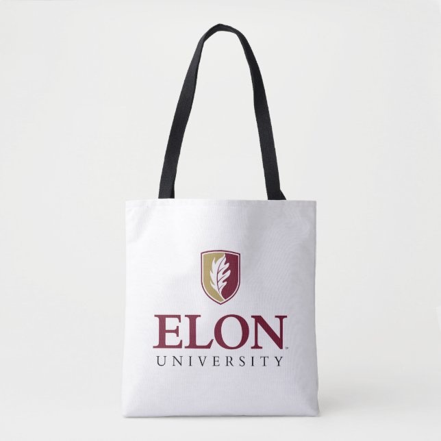 Bolso De Tela Universidad Elon (Anverso)