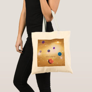 Bolso De Tela Universo