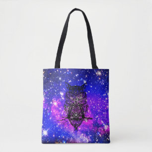Bolso De Tela Universo de búho celta