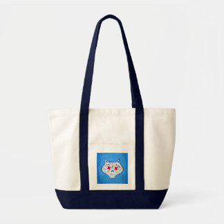 Bolso De Tela Uno de Gato Mirón