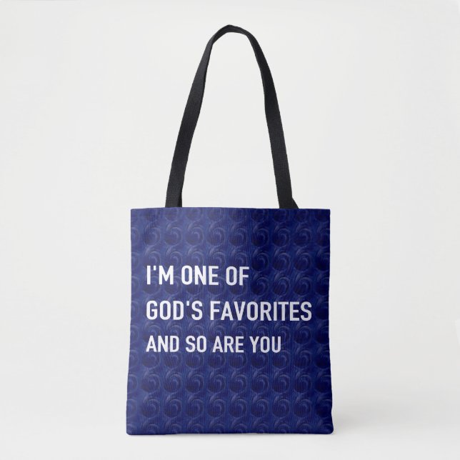 Bolso De Tela Uno de los totes favoritos de Dios (Anverso)