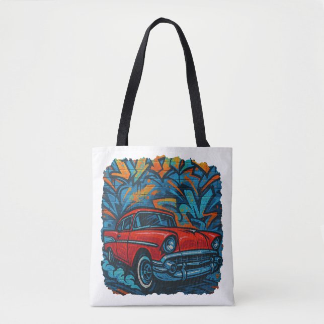 Bolso De Tela Urban Art Shopping Carry-All (Anverso)
