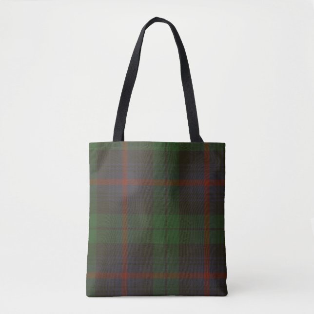 Bolso De Tela Urquhart Clan Tartan (Anverso)
