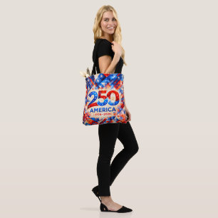 Bolso De Tela USA 250º Aniversario Patriótico América 1776-2026 