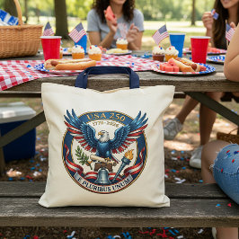Bolso De Tela USA 250 Eagle