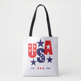 Bolso De Tela USA AMERICA250 Independence Day 1776 - 2026 