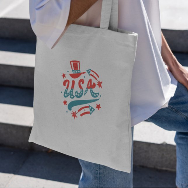 Bolso De Tela Usa Tote Bag (Subido por el creador)