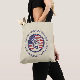 Bolso De Tela Usa tu distintivo de libertad patriótica