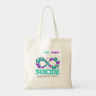 Bolso De Tela Usar Morado Y Turquesa Para La Prevención De Las M