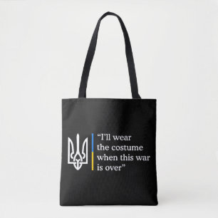 Bolso De Tela Usaré el disfraz cuando termine esta guerra