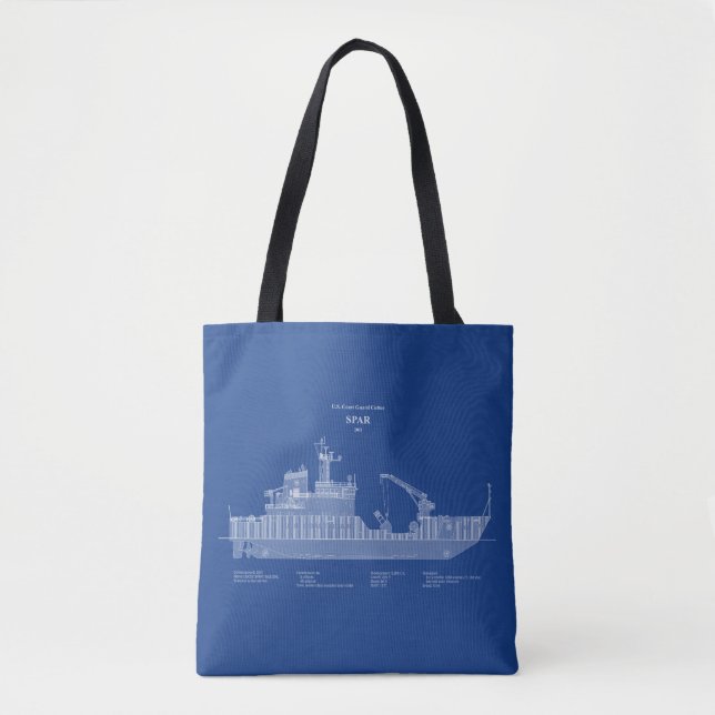 Bolso De Tela USCG Cutter Spar wlb-206 - ABD (Anverso)