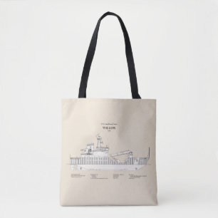 Bolso De Tela USCG Cutter Willow wlb-202 - SBD