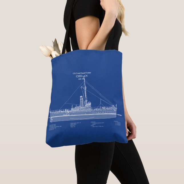 Bolso De Tela USCGC Chelan - ABD (Detalle)