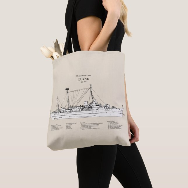 Bolso De Tela USCGC Duane wpg-33 - SBD (Detalle)