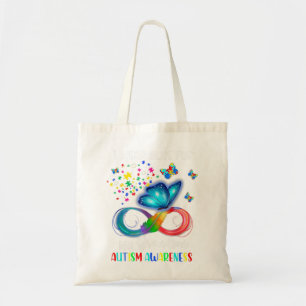 Bolso De Tela Uso Azul Para Concienciar Al Autismo Familias Que