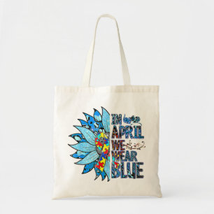 Bolso De Tela Uso Azul Para Mi Hermano Autismo Sensibilización A