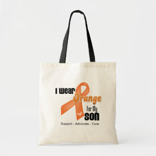Bolso De Tela Uso una cinta Naranja para mi hijo