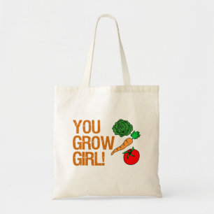 Bolso De Tela Usted cultiva a Chicas divertidas mujeres de jardi