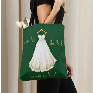 Bolso De Tela Usted es el mejor Tote Boda Vestido Seamstress