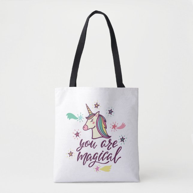 Bolso De Tela Usted es mágico (Anverso)