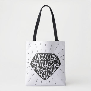 Bolso De Tela Usted es mi precioso