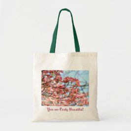 Bolso De Tela ¡Usted es verdad hermoso! Dogwoods de los regalos
