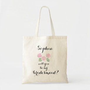 Bolso De Tela ¿Usted será mi dama de honor? Tote