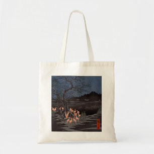 Bolso De Tela Utagawa Hiroshige - Incendios por la víspera de Añ