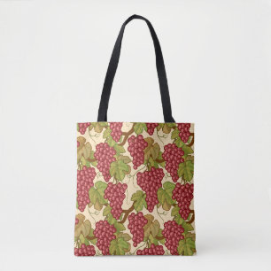 Bolso De Tela Uvas
