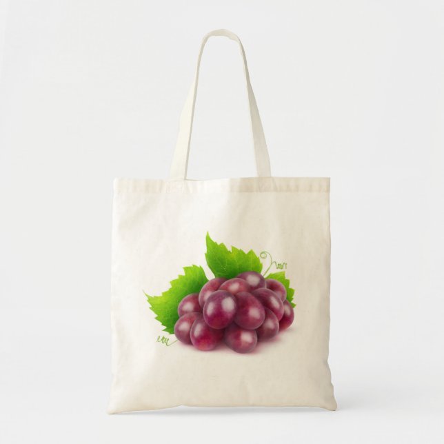 Bolso De Tela Uvas rojas (Frente)