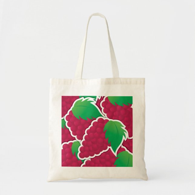 Bolso De Tela Uvas rojas fundidas (Frente)