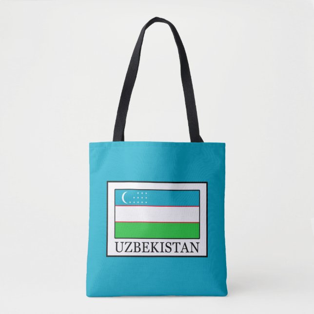 Bolso De Tela Uzbekistán (Anverso)