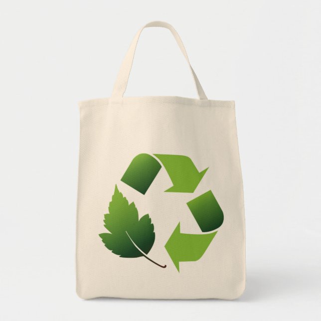 Bolso De Tela Va el ambiente verde (Frente)