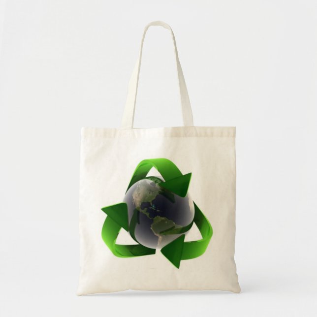 Bolso De Tela Va el tote verde (Frente)
