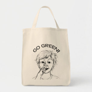Bolso De Tela ¡Va el verde! Tote del ultramarinos