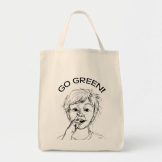Bolso De Tela ¡Va el verde! Tote del ultramarinos